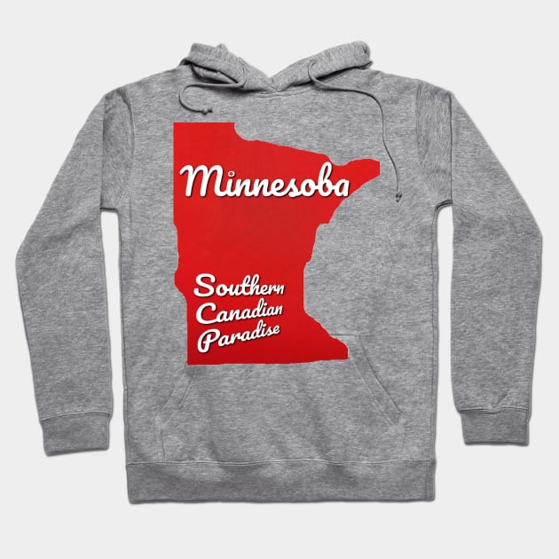 Minnesoba Southern Canadian Paradise Hoodie by Elvira Khan